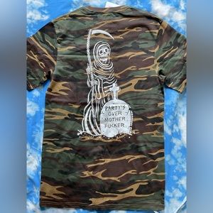 Sketchy Tank party’s over t-shirt